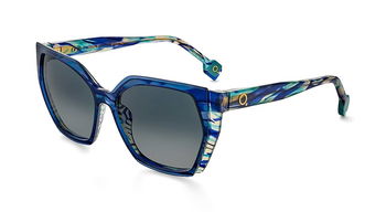 Etnia Barcelona Damen Sonnenbrille SYLYS BL in blau gemustert
